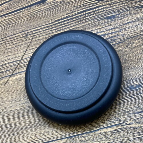 4-inch round black plastic ancient horse inkstone calligraphy beginners ink pool threaded inkstone calligraphy practice inkstone wholesale