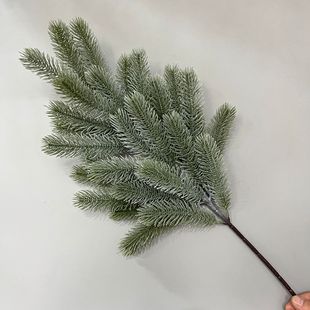 Factory spot wholesale simulation plant pine needle new Chinese garden flower art soft loose branches fake branches decoration