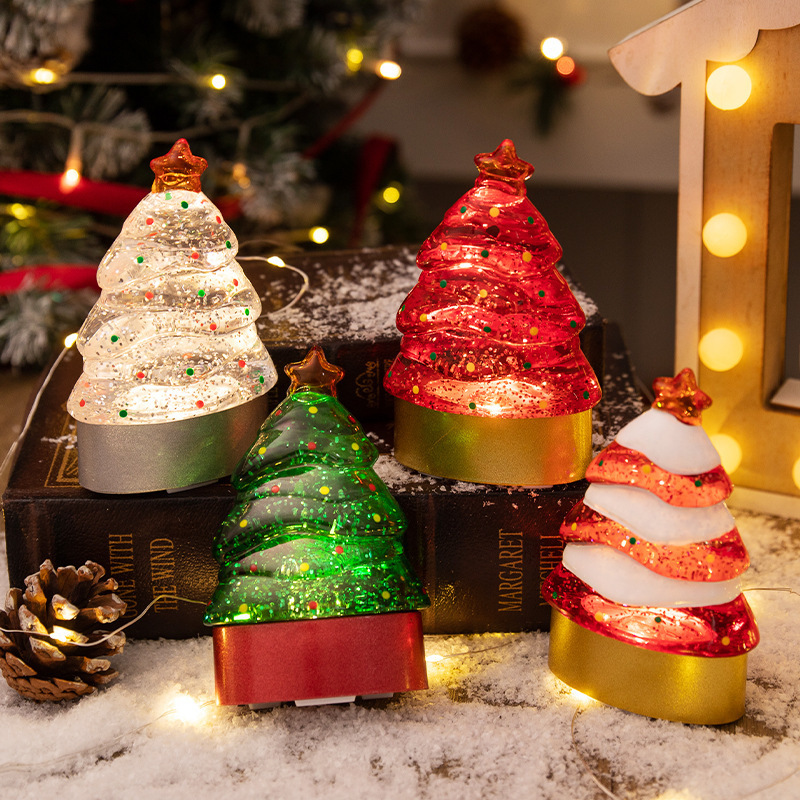 Christmas decoration glowing Christmas tree Christmas desktop…