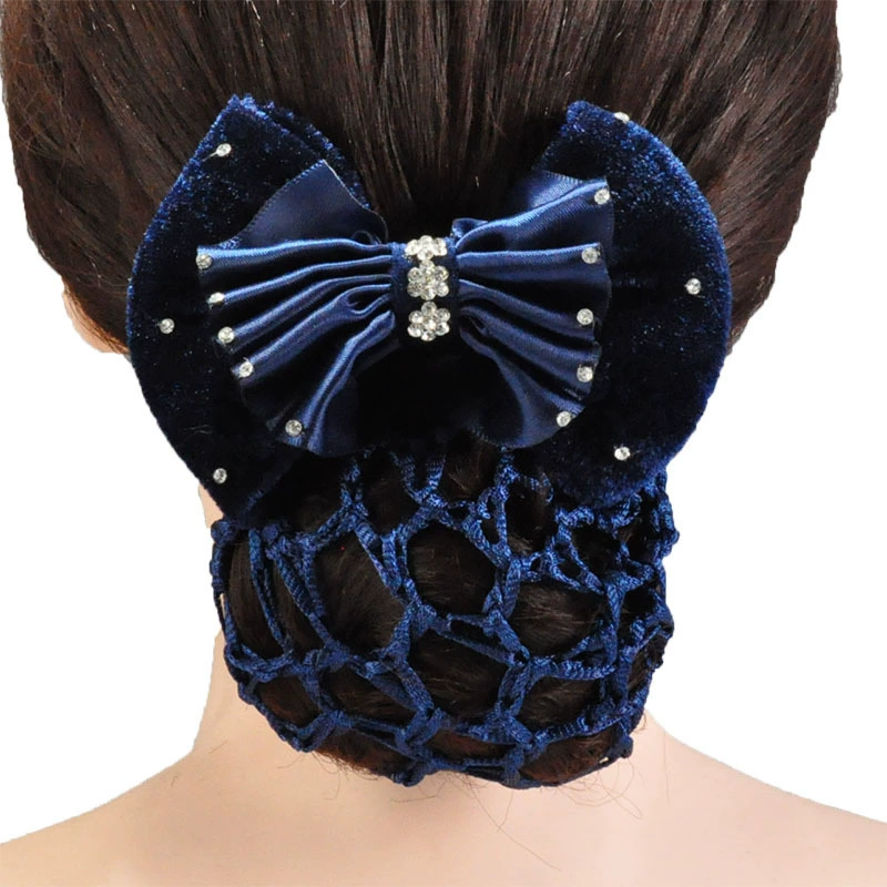 Профессиональный головной убор медсестры аксессуары для волос головной убор персонала банковский персонал шпилька Бант Шпилька Рабочая сетка для волос карман
