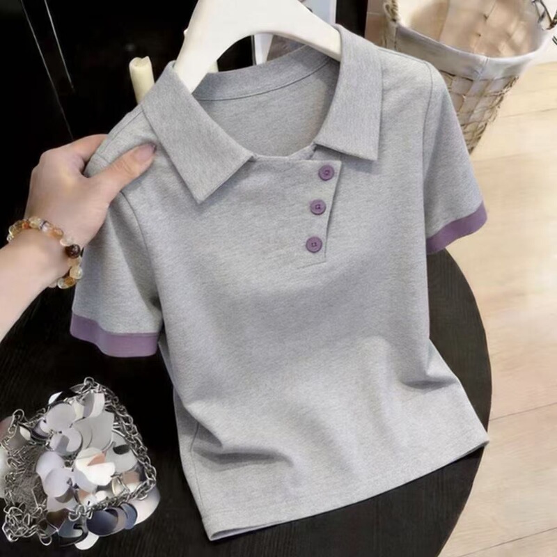 Trendy Women's Short-Sleeve T-Shirt, New Style for Middle-Aged Moms, Loose High-End Top for Middle-Aged Women Trendy Women's Short-Sleeve T-Shirt, New Style for Middle-Aged Moms, Loose High-End Top for Middle-Aged Women