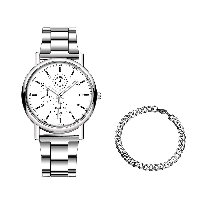 メーカー直営シンプルwatch安いプレゼント腕時計卸売り _ 合金帯石英腕時計男性ビジネススーツ|undefined