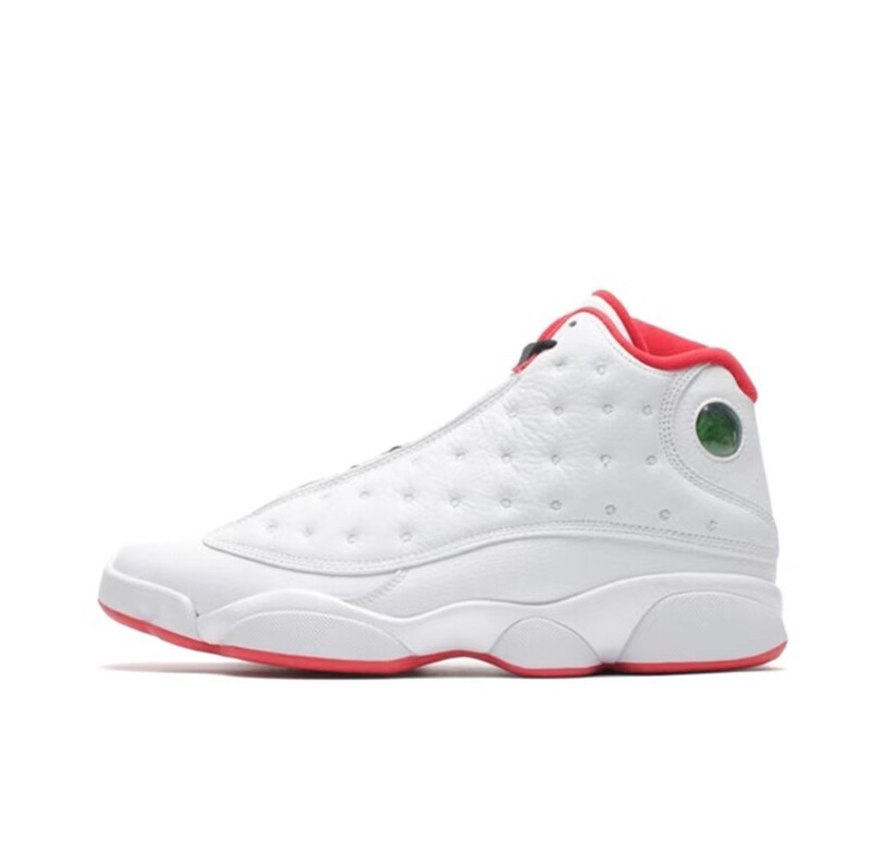 莆田靴 AJ13 純正オリジナル Qiao 13 通気性クッション性滑り止めミッドトップスポーツシューズメンズハイトップ実用的なバスケットボールシューズ|undefined