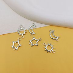 Accessories DIY Components Color-Protecting Electroplating Set Sun Moon Stars Alloy Components Accessory Parts Manufacturer Wholesale