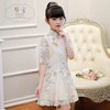 girl cheongsam Dress children full dress 2021 new pattern Princess Dress Guzheng costume girl ancient costume Hanfu