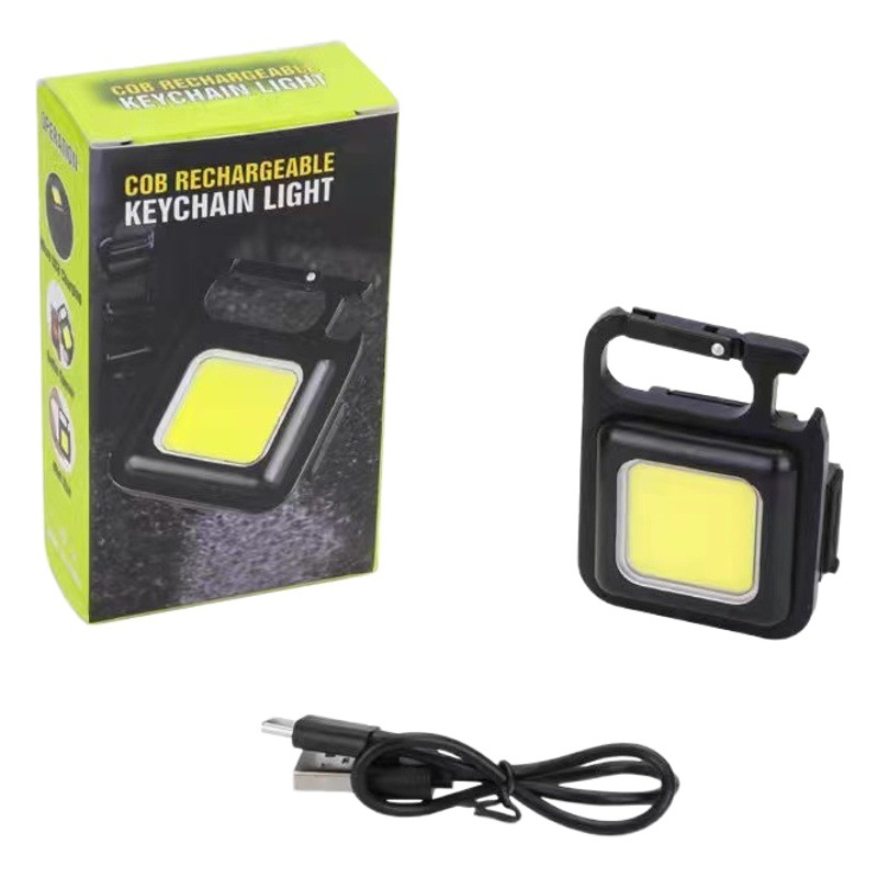 Mini Linterna LED Multifunción con Forma de Llavero, Portátil para Camping, Pesca Nocturna y Luz de Noche en Hogar - Transfronterizo