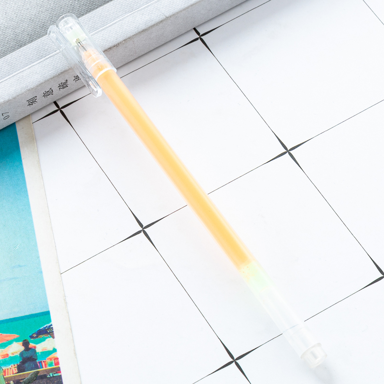 Bolígrafo de pastel, bolígrafo de color de cuenta manual de alto brillo, pincel de graffiti para estudiantes y niños DYI, papelería creativa, bolígrafo flash de gran capacidad