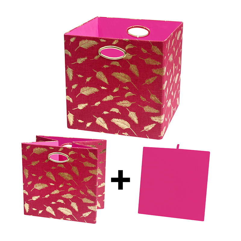 家用布艺可折叠有盖衣物收纳箱子无纺布大号整理箱加厚储物收纳盒