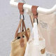 Cross-border universal stroller hook clip portable leather stroller hook metal carabiner accessories