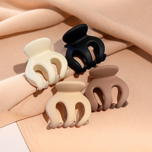 High ponytail fixed artifact hair clip medium pumpkin gripping clip back of head hair gripping love frosted shark clip headgear