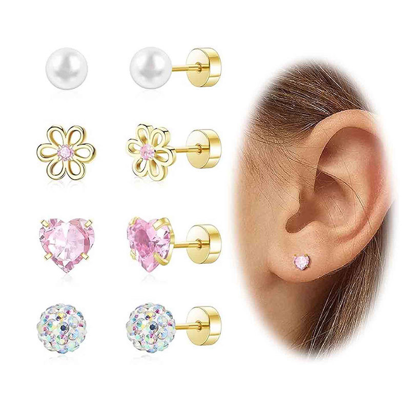 Silver pointed spike labret stud material detail