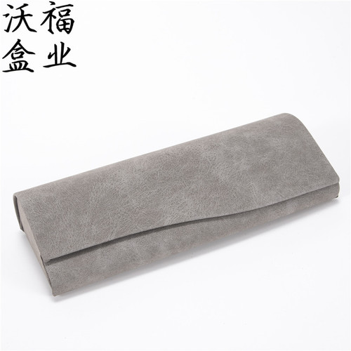 Wholesale handmade box for optical glasses, handmade eye box, fashionable student myopia glasses box with shop name and logo printed on it