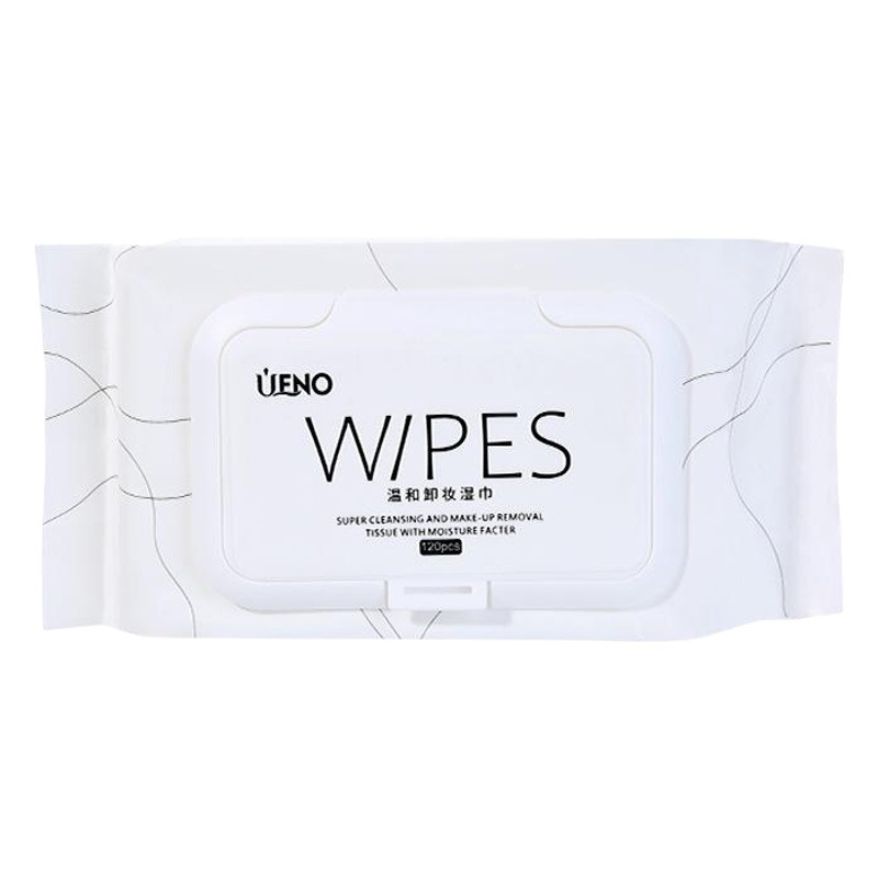 Ueno pelo generación suave toallitas 120 cajón no tejido Flip bolsa toallitas al por mayor UEN065