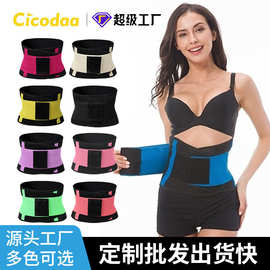 健身运动护腰带四季加压支撑腰带暴汗束身腰带产后收腹带SBR护腰