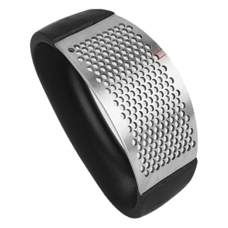 Prensa de ajos de acero inoxidable 304, mortero para uso doméstico, para triturar, picar y pelar ajos.