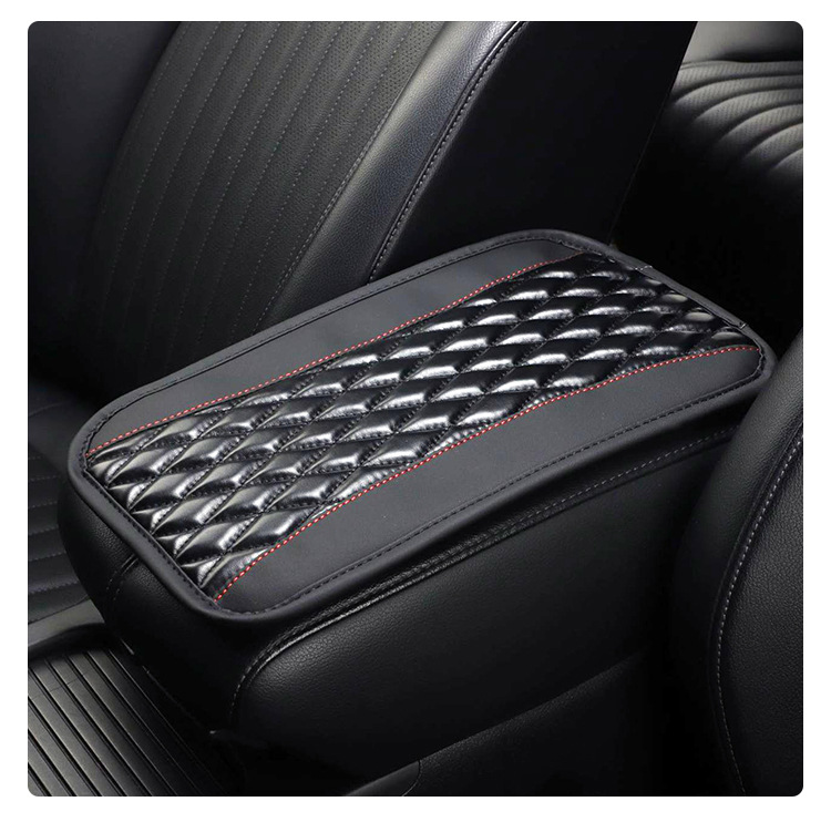 Carefully Selected Armrest Box Mat, Universal for All Seasons, Car Booster Cushion, Central Cushion, Armrest Protector, Leather Handrest Protection