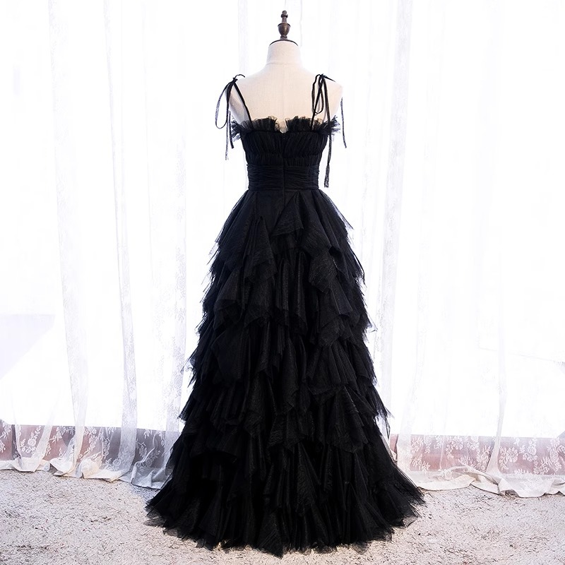 Vestido de fiesta para mujeres 2026 nuevo largo temperamento de hadas normalmente se puede usar el anfitrión de la fiesta vestido adelgazante