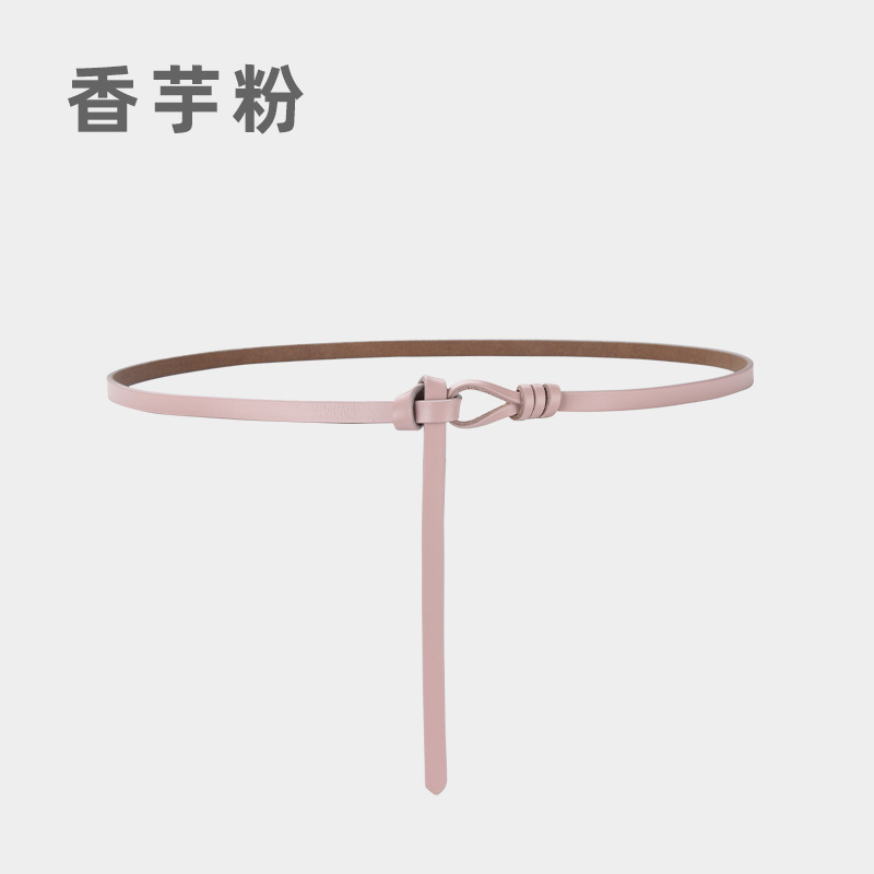 新商品の穴がなくて細いベルトを結びます。|undefined