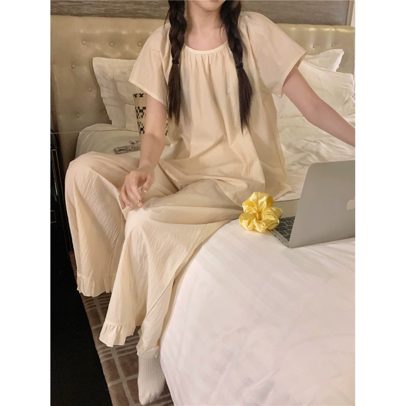 Cream cute pijama, set, 2023