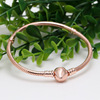 Copper golden material, fashionable bracelet, pink gold