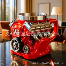 亚马逊跨境新品Retro Engine Coffee Mug复古引擎咖啡杯马克杯