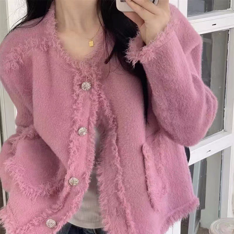 Tide, autumn demi-season design jacket, Chanel style, trend of season, bright catchy style, Korean style, loose fit