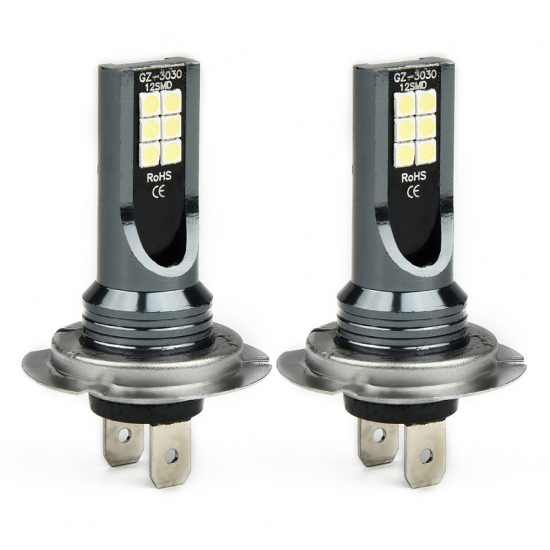 Lámpara de niebla 3030 12LED H7 DC12V - 24V 24W Lámpara de niebla LED