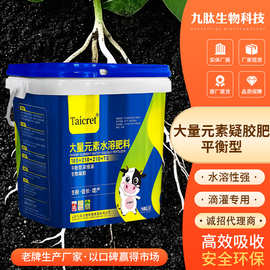 九肽大量元素水溶肥料精作花卉类平衡型肥生根增产促花冲施滴灌肥