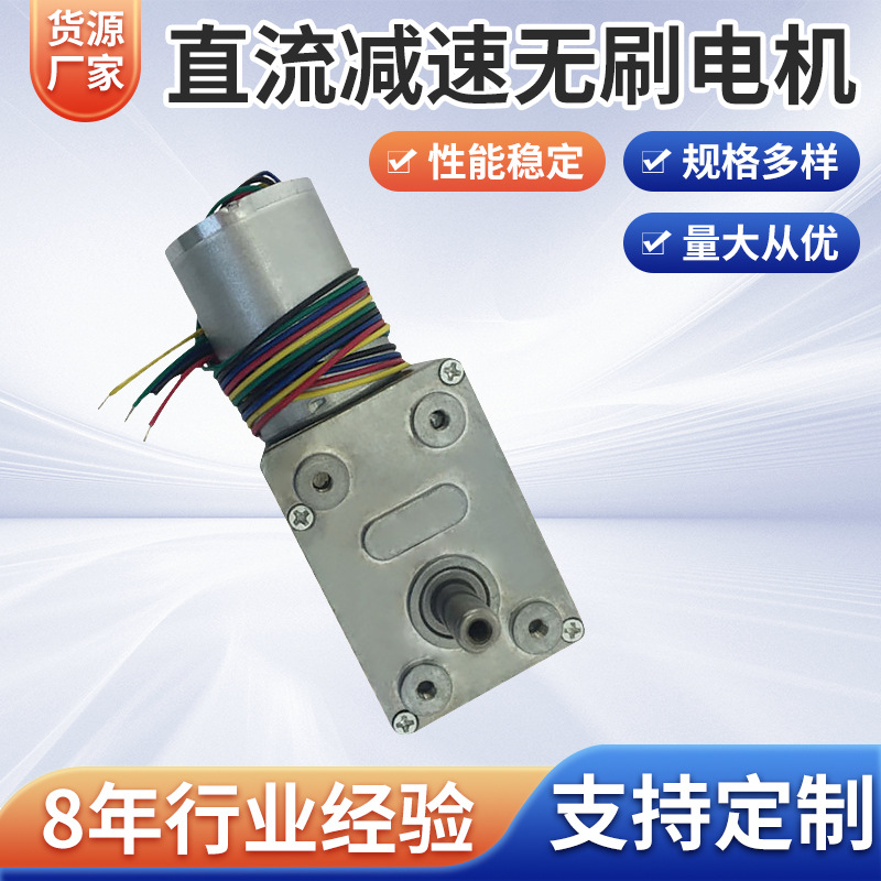 12v小型马达保健器材电机 测速电机电动窗帘2430直流减速无刷电机