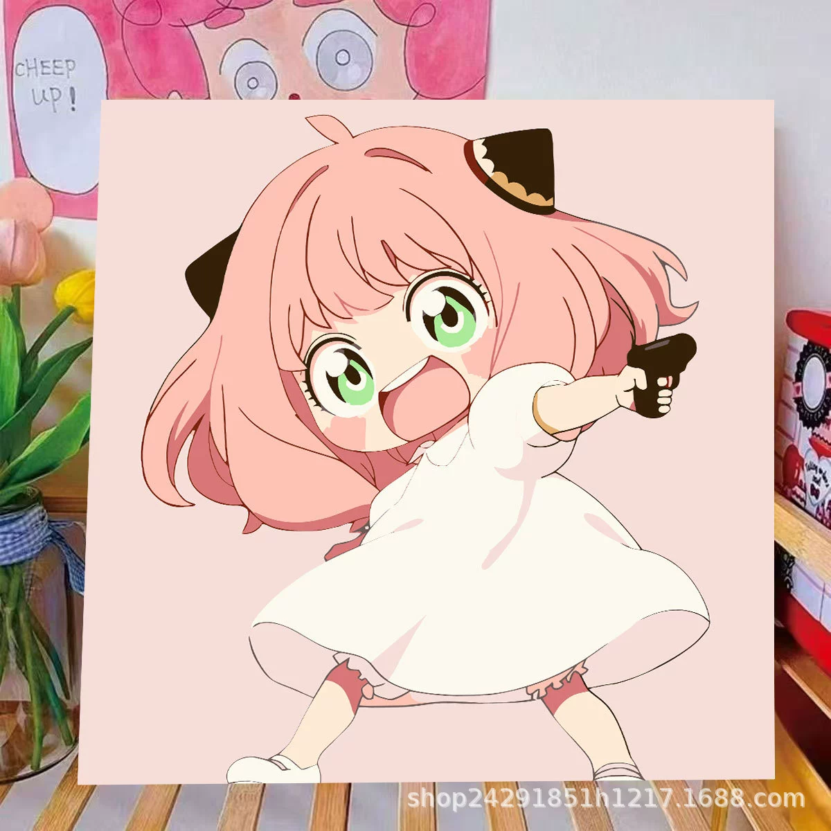 Популярные персонажи мультфильмов diy заполнение детских hand-painted мультфильм анимация простая граффити раскраска цифровая масляная живопись декор