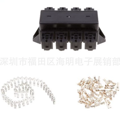 Автомобильный 20-контактный держатель предохранителя 8-контактный блок предохранителей с релейным гнездом с клеммой