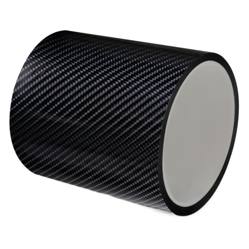 Tira de alféizar de la puerta del coche 5D patrón de fibra de carbono tronco parachoques pegatina protectora puerta frontera cero puerta del coche tira de parachoques image 1