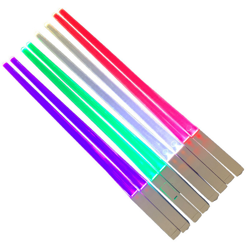 9-color LED palillos luminosos Amazon palillos luminosos palillo fluorescente concierto niños palillos material de grado alimenticio