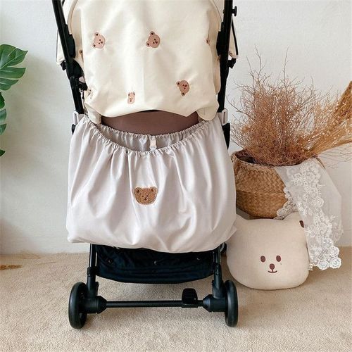 Ins Korean-style baby stroller storage bag, outdoor bottle and diaper storage bag, children's cart accessory bag