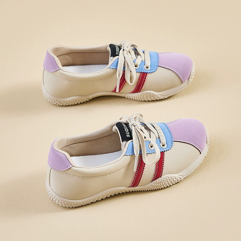 Ins Корейская версия мягкой подошвы с мягким лицом для женщин 2024 осень новый дышащий студенческий спорт