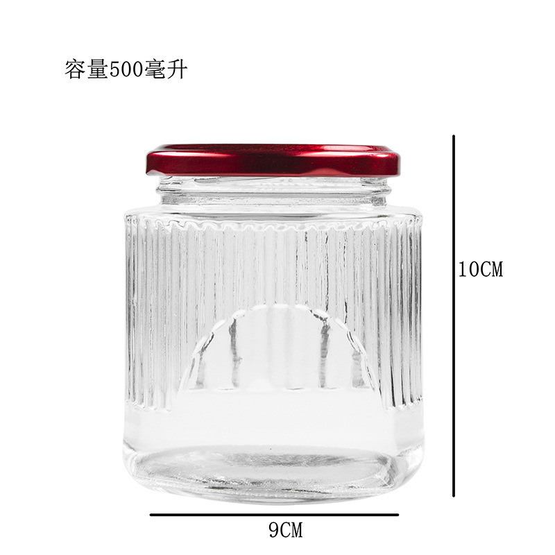 现货批发竖纹燕窝瓶加厚玻璃瓶空瓶子可蒸煮耐高温大口鲜炖密封瓶|undefined
