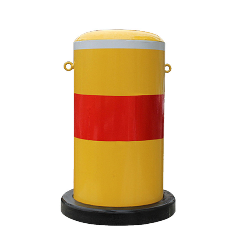 加粗219mm固定钢管警示柱反光路桩交通防撞柱护栏铁立柱路墩