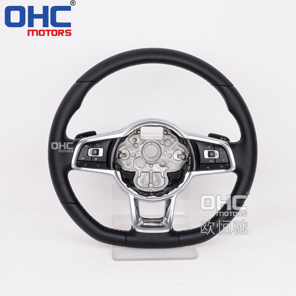 Applicable to Volkswagen GTI MK7.5Jetta Passat golf Touareg full leather steering wheel old modified