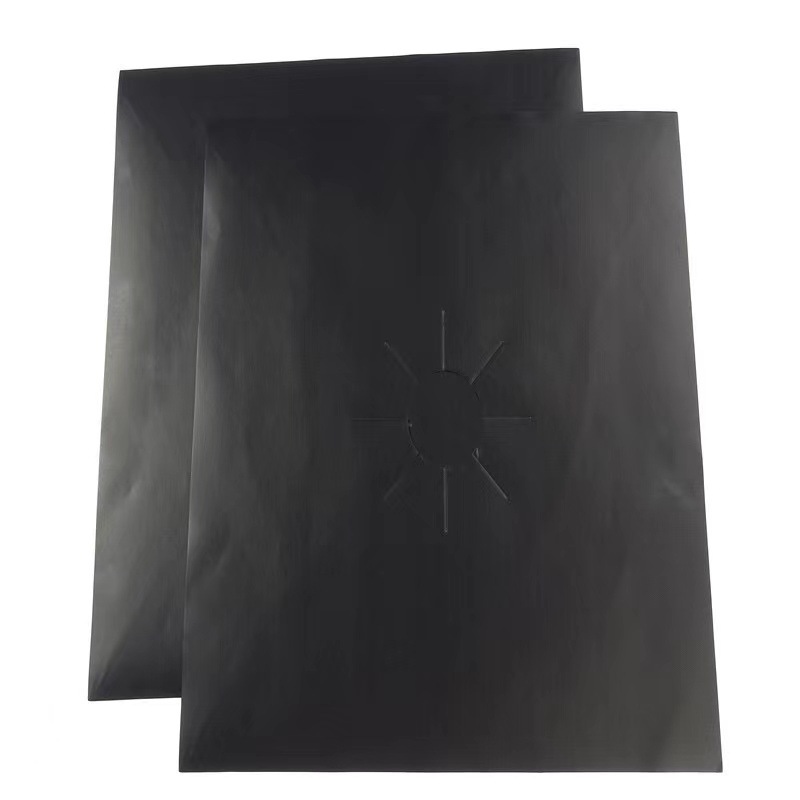 Fábrica directa cocina estufa de gas de alta temperatura resistente al aceite espesado a prueba de aceite antiadherente almohadilla de limpieza de la estufa de gas de teflón almohadilla protectora