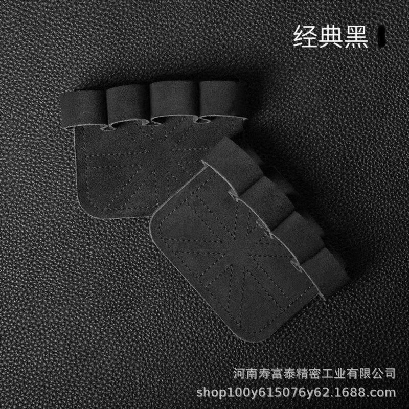 四角い牛革の4本の指の手のひらのフィットネスの保護手の双棒のリード体は上の滑り止めの耐摩耗性の男女の通用の繭を防ぎます。|undefined