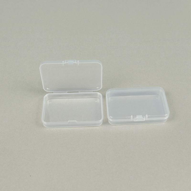 长方形小盒子透明PP带盖塑料盒电子元件螺丝盒五金渔具耳塞收纳盒