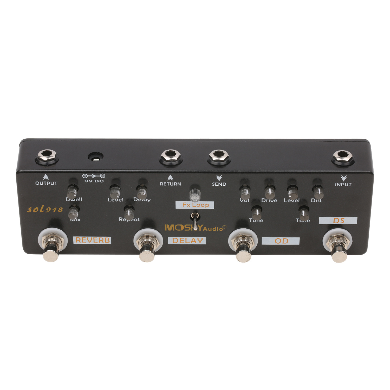 Moskyaudio SOLO918 efectos de instrumentos musicales multicanal. Todo en uno, fábrica al por mayor