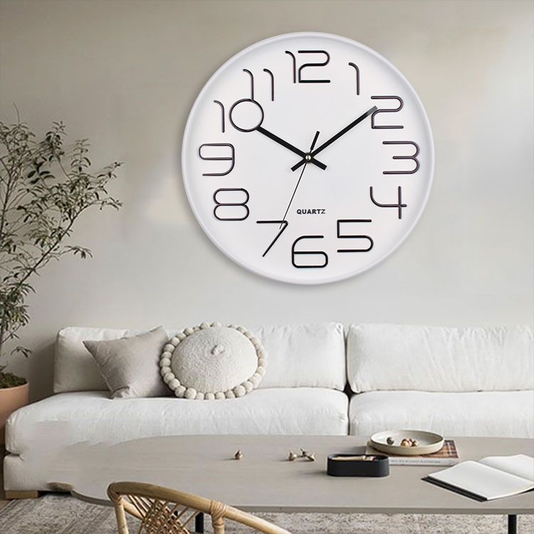 Reloj de pared dorado silencioso, estilo nórdico – reloj de cuarzo minimalista para sala o dormitorio.