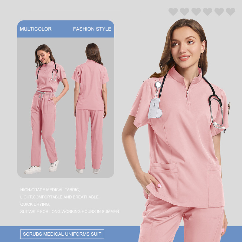 2025洗手服女弹力速干外贸护士服亚马逊手术衣医院服装跨境手术服|undefined