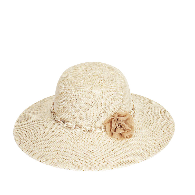 Sombrero de verano de las mujeres 2022 caliente nueva Camelia sombrero de pescador transpirable plegable de protección solar de las mujeres sombra de sol sombrero de paja