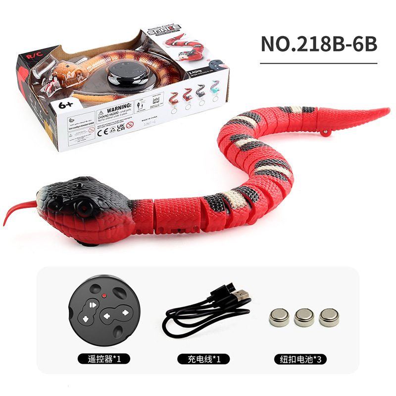 Ratón de simulación de control remoto por infrarrojos eléctrico transfronterizo Cobra Toda la persona parodia modelo animal juguete juguete para mascotas