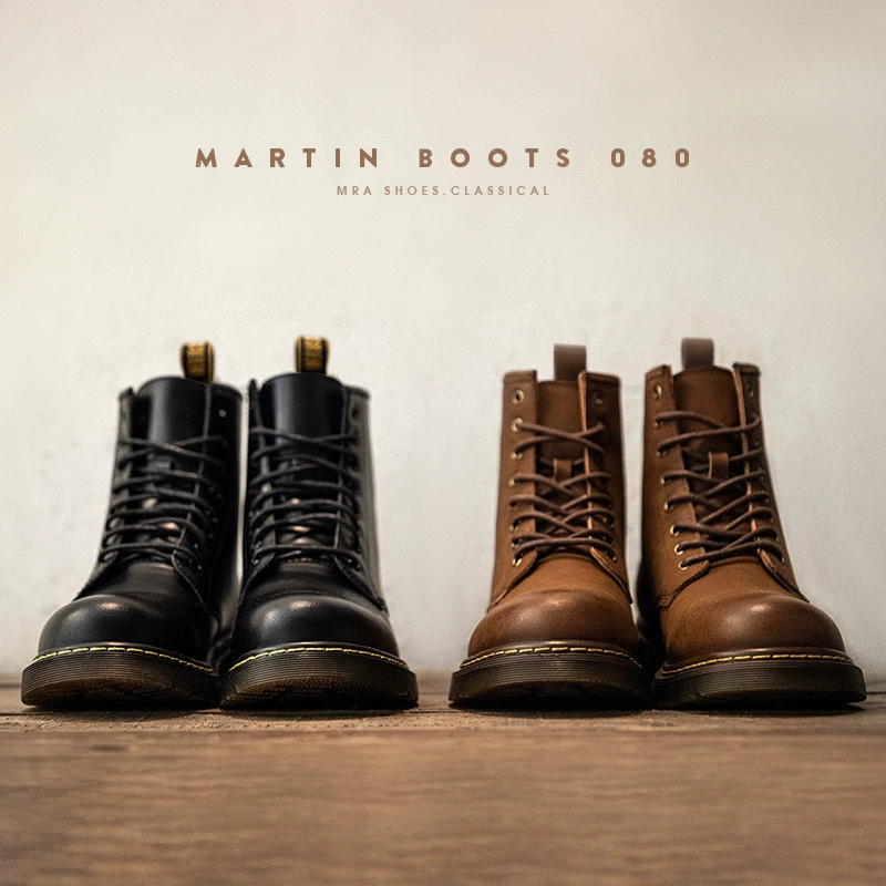 MRA Martin сапоги мужские высокие кожаные туфли в британском стиле ретро сапоги
