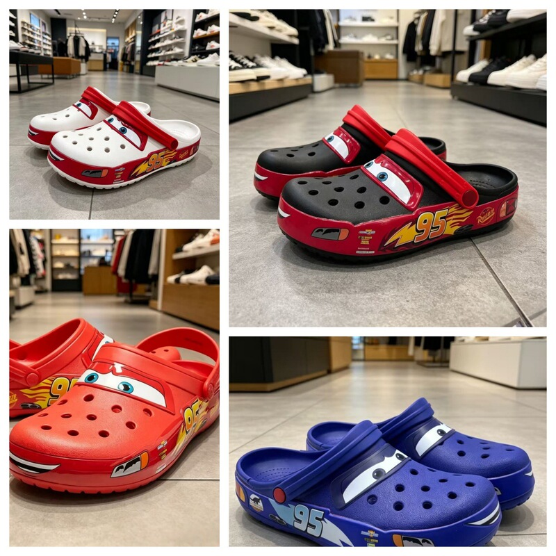 Croos New Model 95 Mcqueen Car-Style Perforated Sports Men's Sandals Outdoor Beach Non-Slip Casual Shoes Wholesale Croos New Model 95 Mcqueen Car-Style Perforated Sports Men's Sandals Outdoor Beach Non-Slip Casual Shoes Wholesale