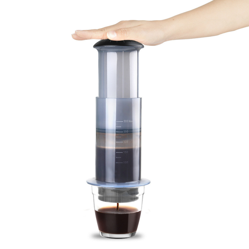 Outdoor Aile Press French Pressed Filter Pot Portable Hand Pressed Coffee Pot Hand-Brewed Coffee Utensils European and American Drip Pressure