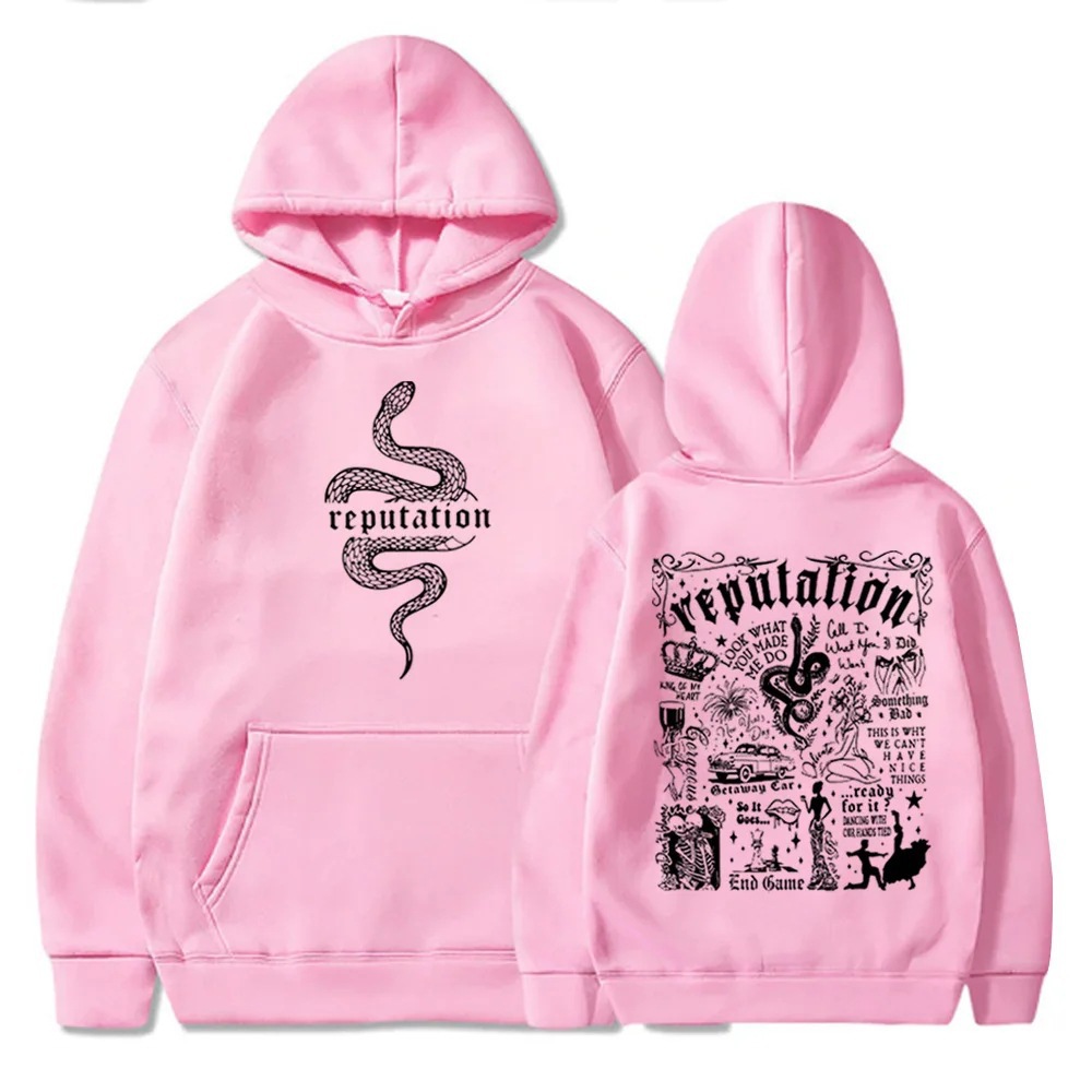 Reputation Hoodie Pop Music Hoodie Taylor Music Sweatshirt M